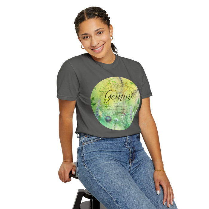 Gemini Unisex Garment-Dyed T-shirt