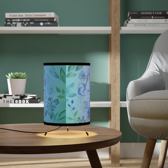 Pisces Tripod Lamp with High-Res Printed Shade, US\CA plug