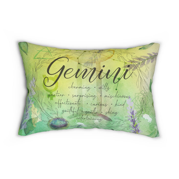 Gemini Spun Polyester Lumbar Pillow
