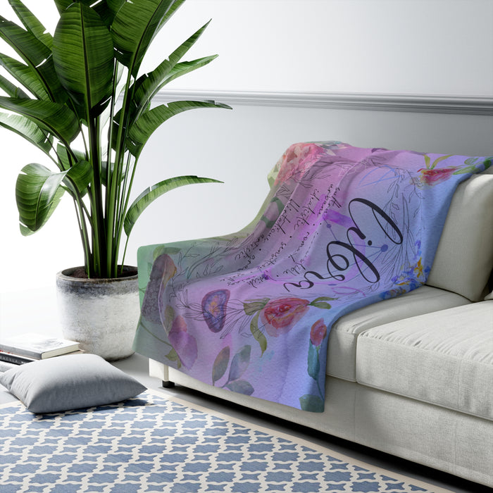 Libra Sherpa Fleece Blanket