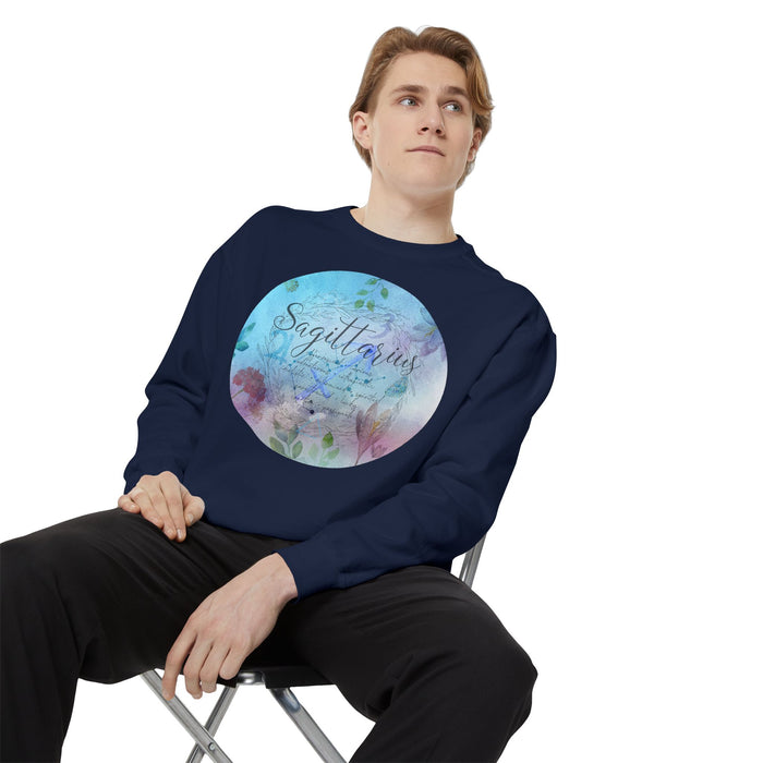 Sagittarius Unisex Garment-Dyed Sweatshirt