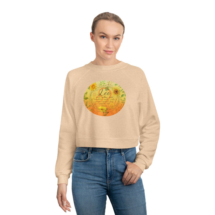 Leo Women's Cropped Fleece Pullover