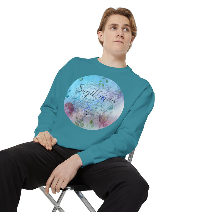 Sagittarius Unisex Garment-Dyed Sweatshirt