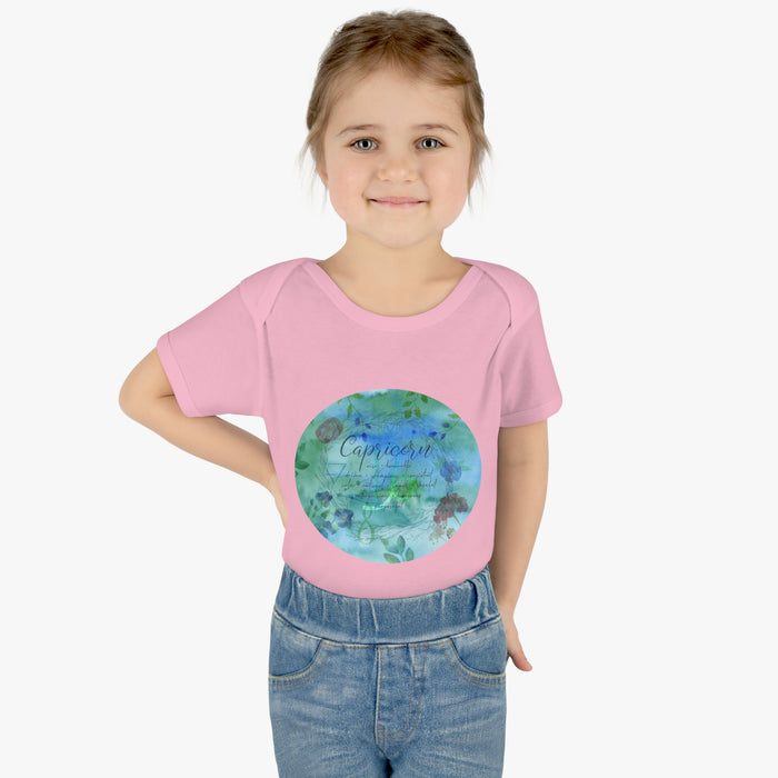 Capricorn Infant Baby Rib Bodysuit