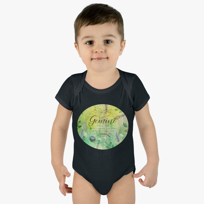 Gemini Infant Baby Rib Bodysuit