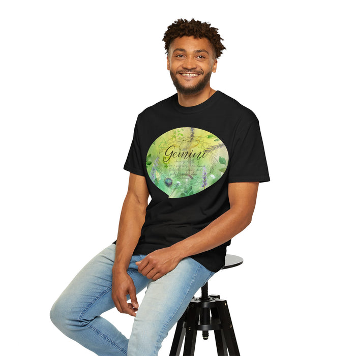 Gemini Unisex Garment-Dyed T-shirt