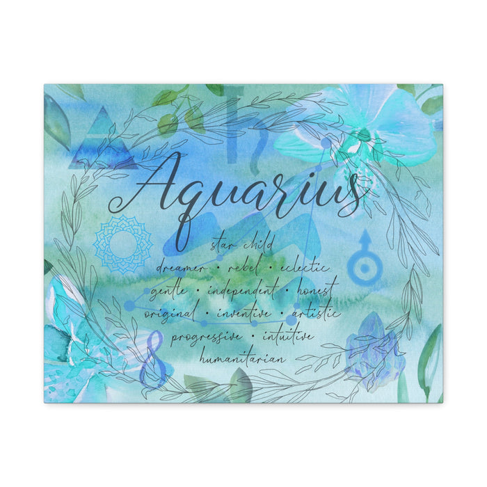 Aquarius Canvas Gallery Wraps