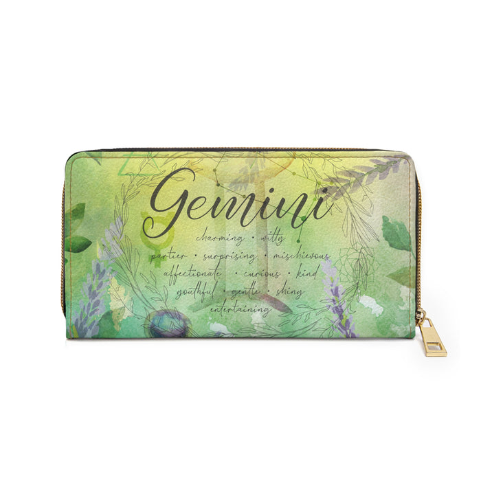 Gemini Zipper Wallet