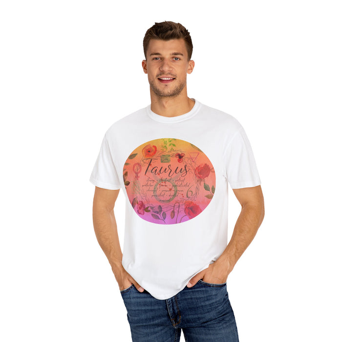 Taurus Unisex Garment-Dyed T-shirt