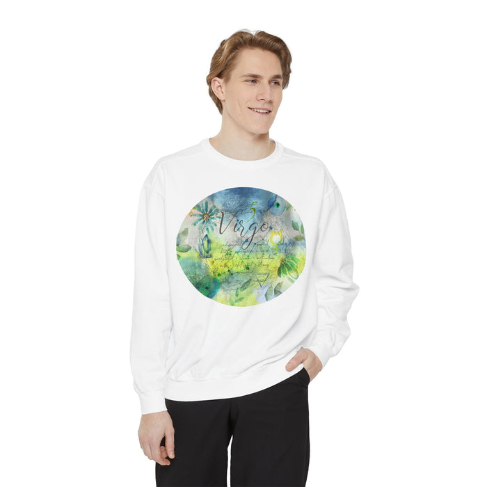 Virgo Unisex Garment-Dyed Sweatshirt
