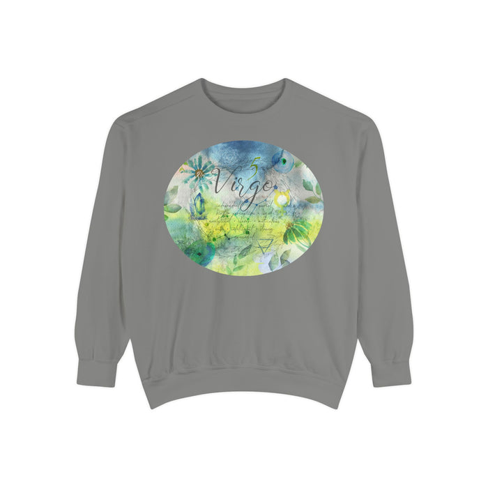 Virgo Unisex Garment-Dyed Sweatshirt