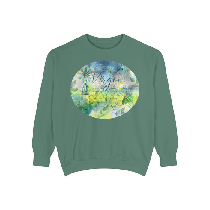Virgo Unisex Garment-Dyed Sweatshirt