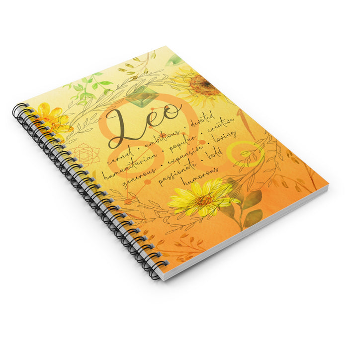 Leo Spiral Notebook - Ruled Line