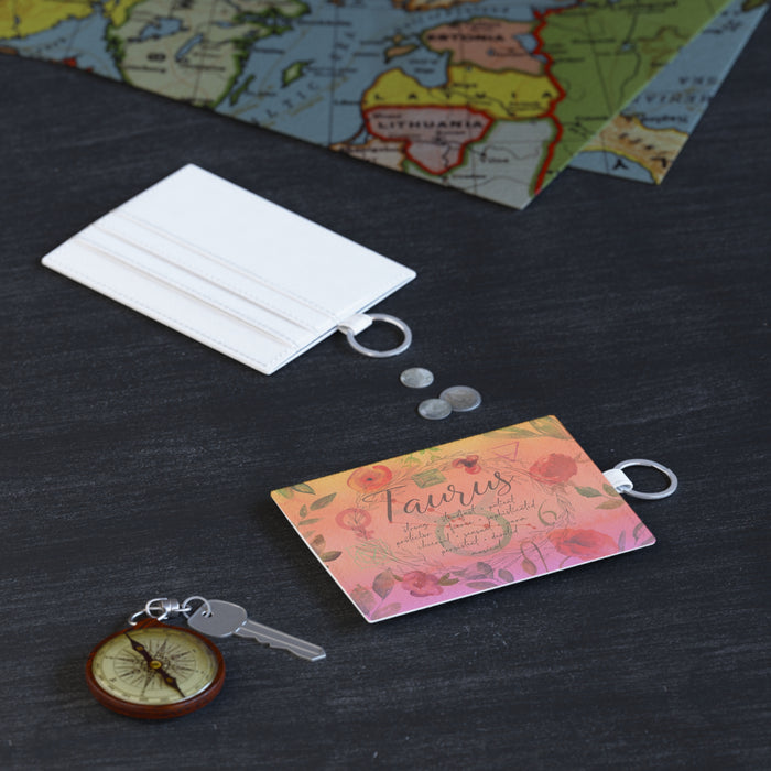 Taurus Saffiano Leather Card Holder