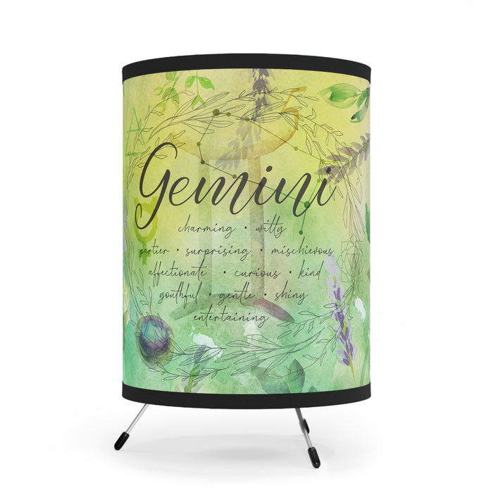Gemini Tripod Lamp with High-Res Printed Shade, US\CA plug