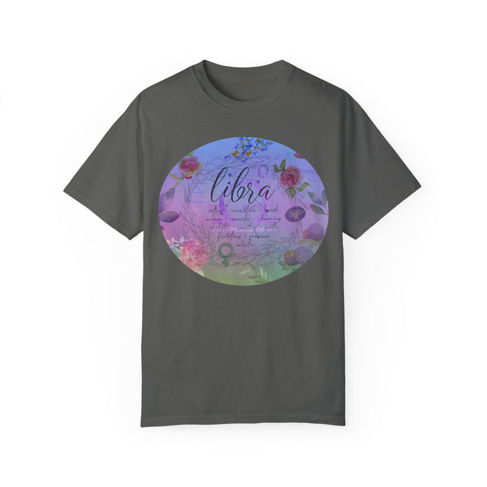 Libra Unisex Garment-Dyed T-shirt