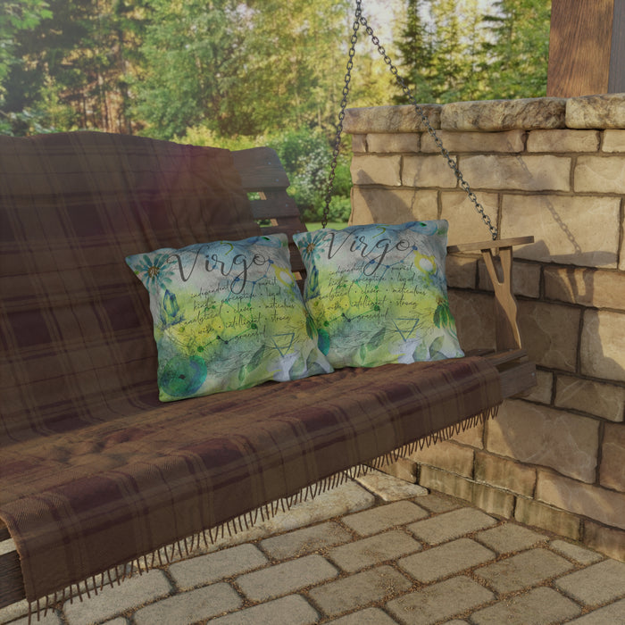 Virgo Outdoor Pillows