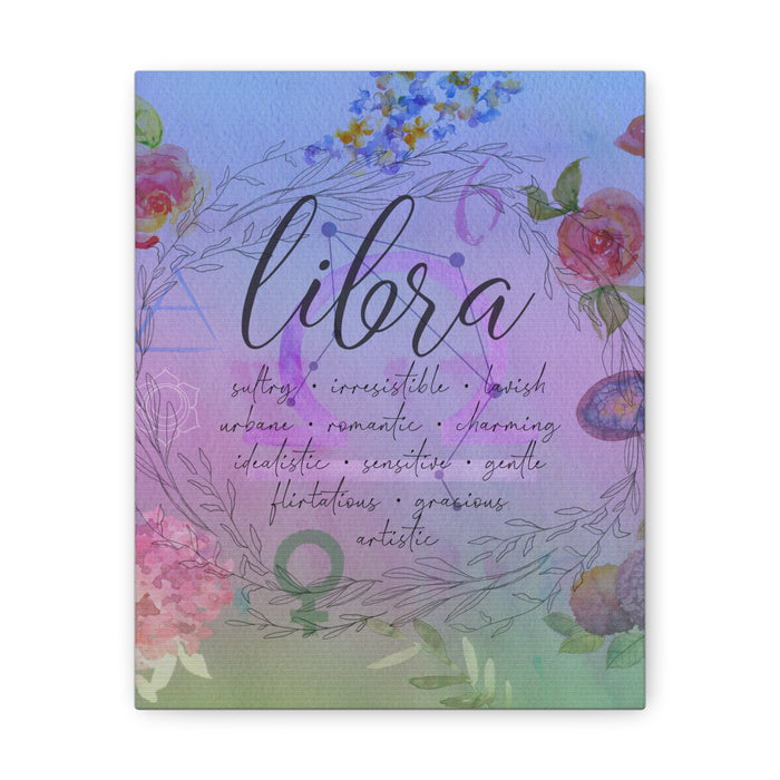 Libra Canvas Gallery Wraps