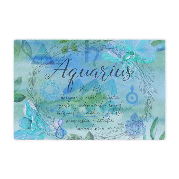 Aquarius Microfiber Blanket
