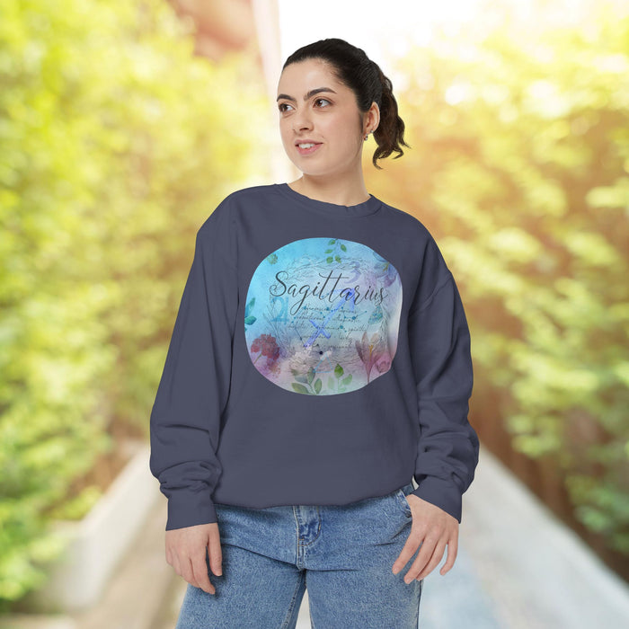 Sagittarius Unisex Garment-Dyed Sweatshirt