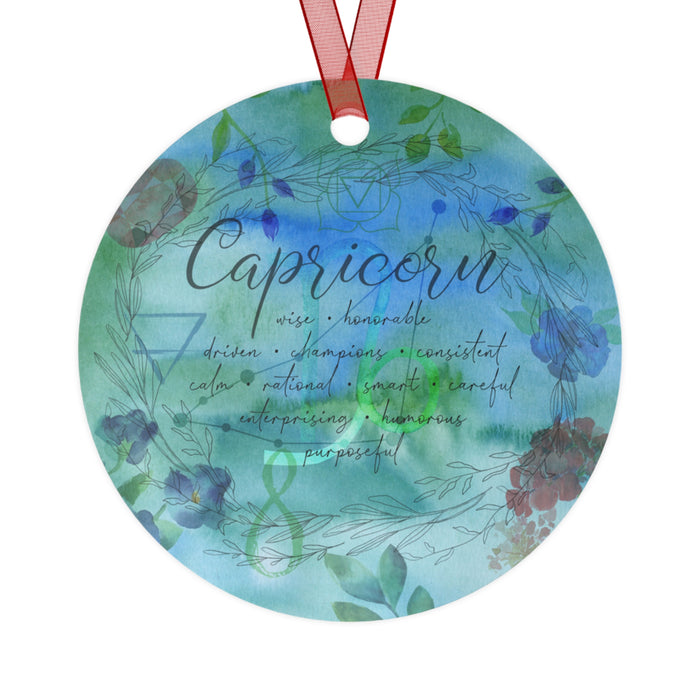 Capricorn Metal Ornaments