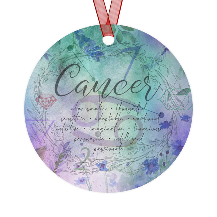 Cancer Metal Ornaments