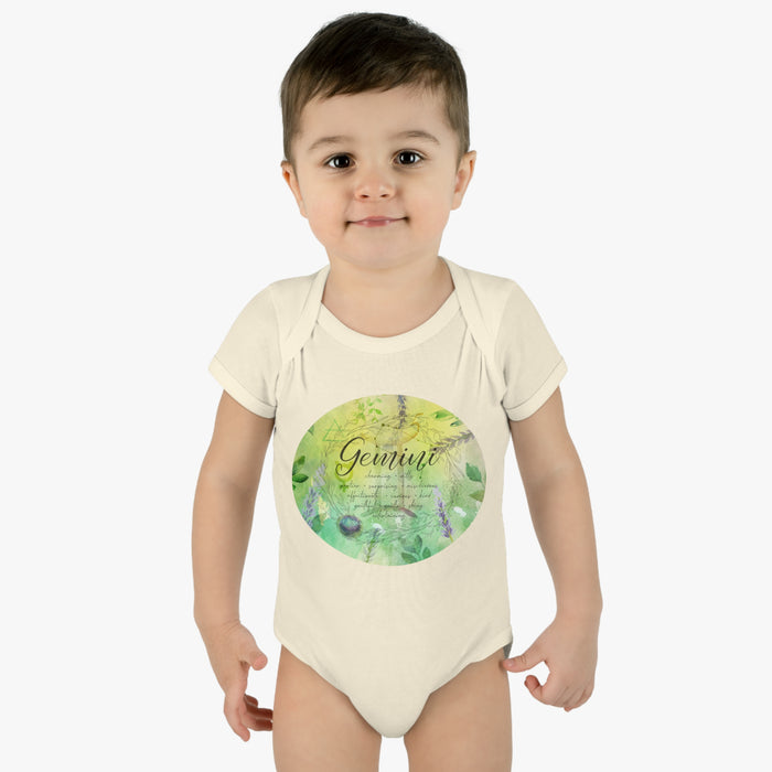 Gemini Infant Baby Rib Bodysuit