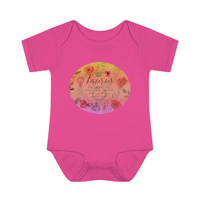 Taurus Infant Baby Rib Bodysuit