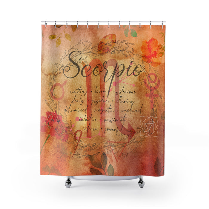 Scorpio Shower Curtains