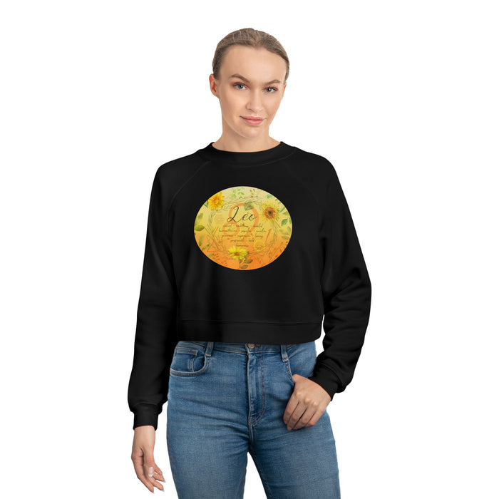 Leo Women's Cropped Fleece Pullover