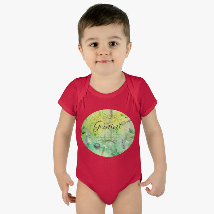 Gemini Infant Baby Rib Bodysuit