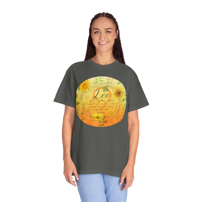 Leo Unisex Garment-Dyed T-shirt