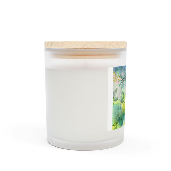 Virgo Frosted Glass Candle, 11oz