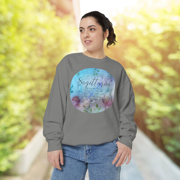 Sagittarius Unisex Garment-Dyed Sweatshirt