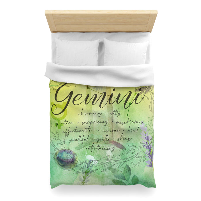 Gemini Microfiber Duvet Cover