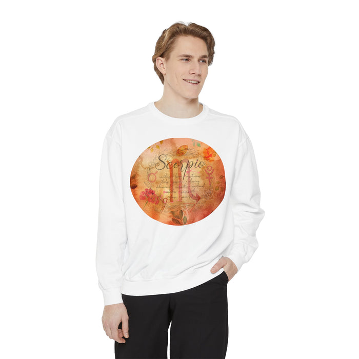 Scorpio Unisex Garment-Dyed Sweatshirt