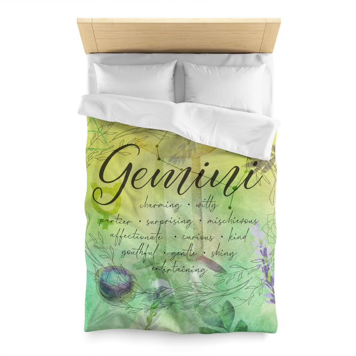 Gemini Microfiber Duvet Cover