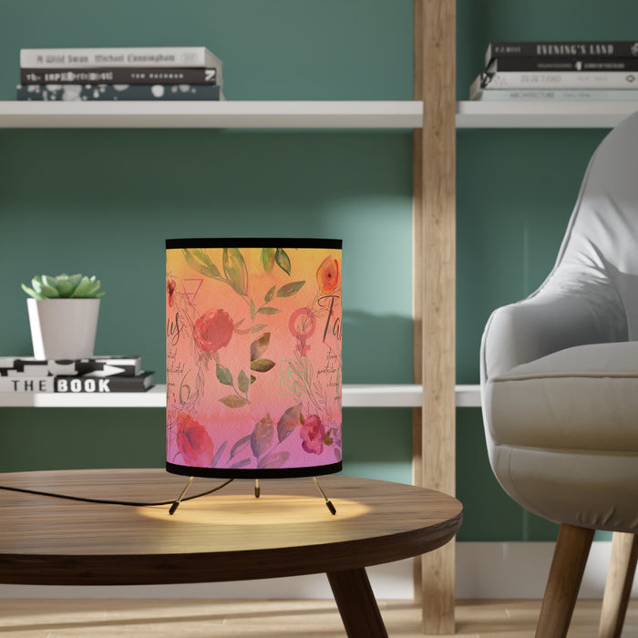 Taurus Tripod Lamp with High-Res Printed Shade, US\CA plug