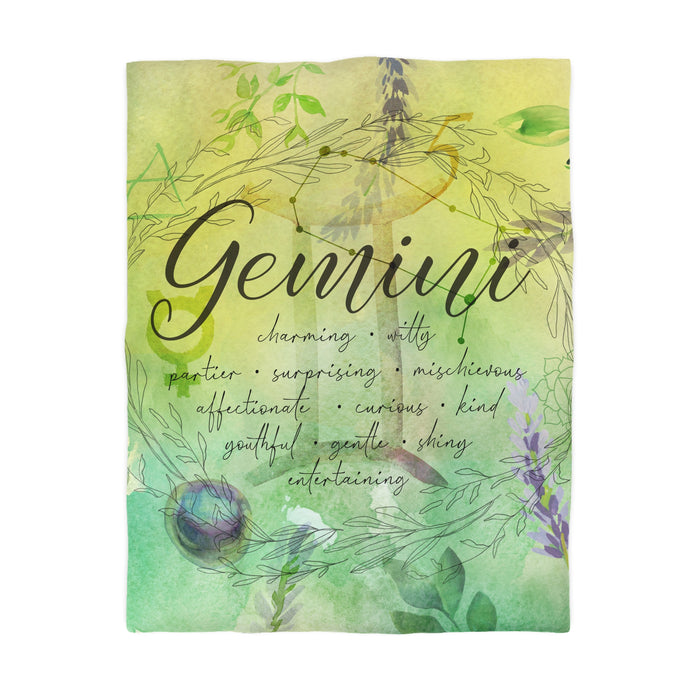 Gemini Microfiber Duvet Cover