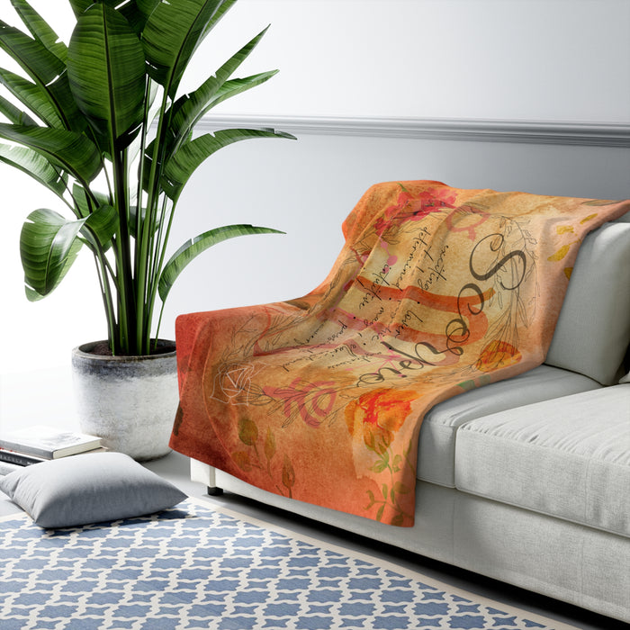 Scorpio Sherpa Fleece Blanket