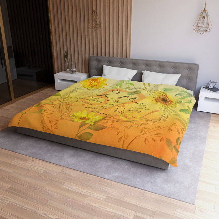 Leo Microfiber Duvet Cover
