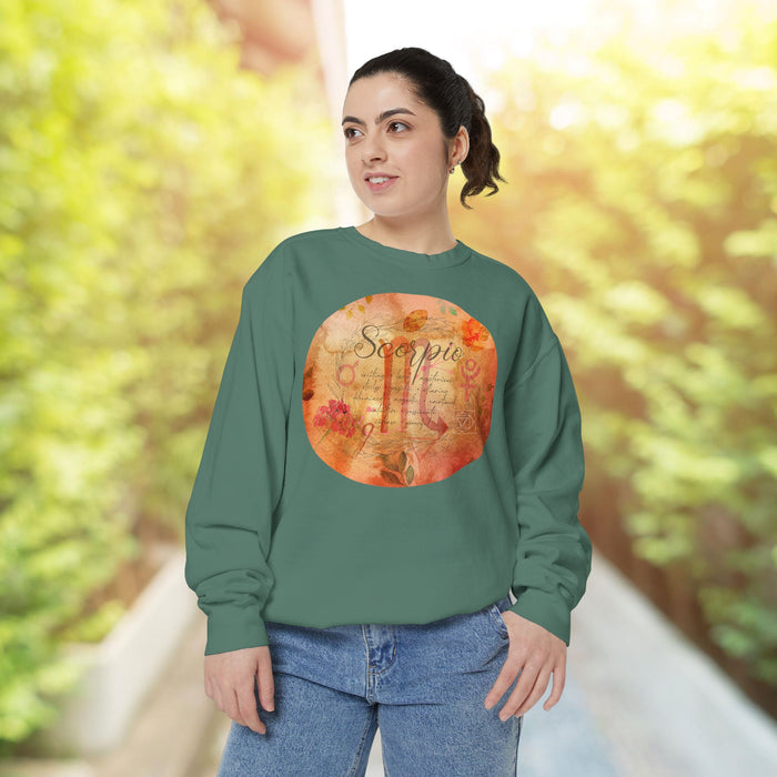 Scorpio Unisex Garment-Dyed Sweatshirt