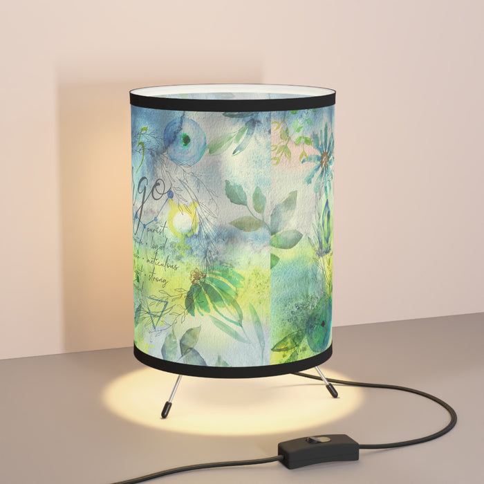 Virgo Tripod Lamp with High-Res Printed Shade, US\CA plug