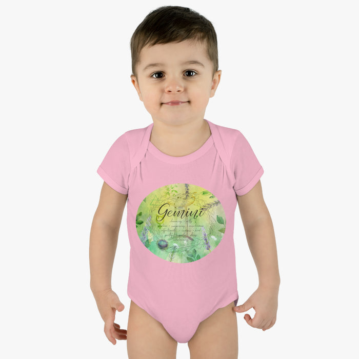 Gemini Infant Baby Rib Bodysuit