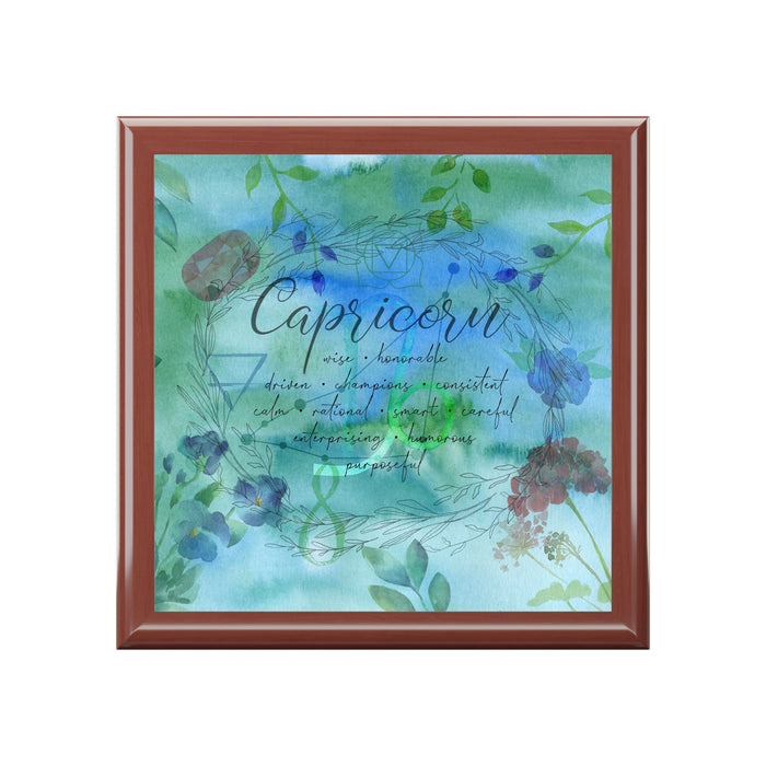 Capricorn Jewelry Box