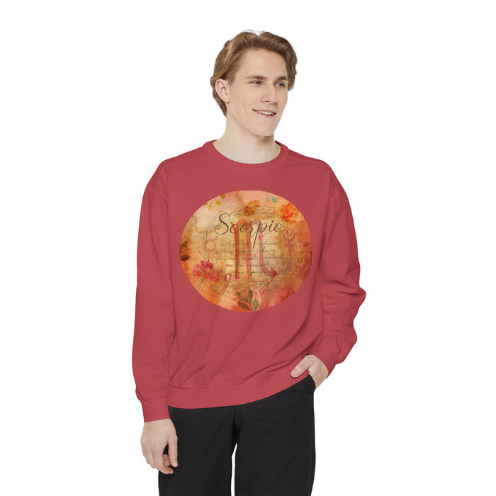 Scorpio Unisex Garment-Dyed Sweatshirt