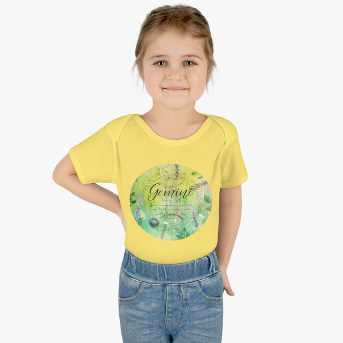 Gemini Infant Baby Rib Bodysuit