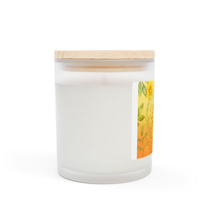 Leo Frosted Glass Candle, 11oz