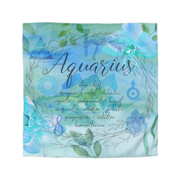 Aquarius Microfiber Duvet Cover