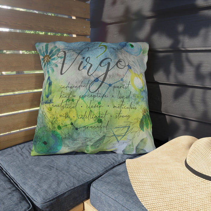 Virgo Outdoor Pillows